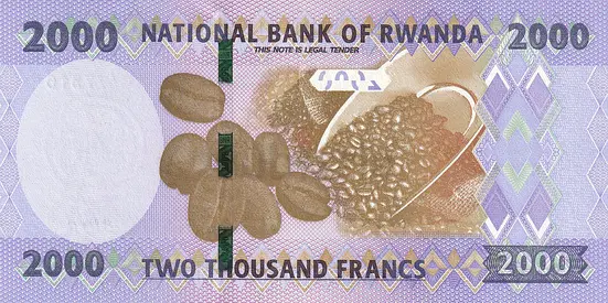 RWANDA 2000 FRACNS BANKNOTE 2024