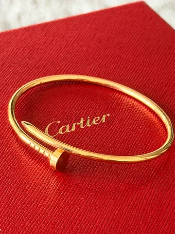Cartier Juste un Clou Style Gold Nail Bracelet Rose Gold