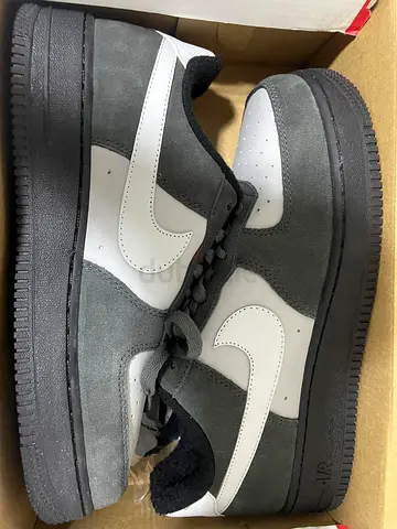 Mens grey and white Nike Air Force 1 - good condition, size 41