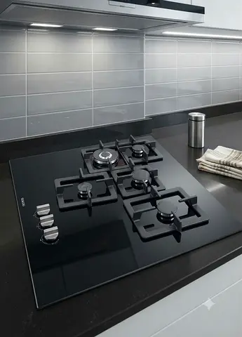 Siemens Latest Model Built-in Black Ceramic Gas Cooktop 90cm – Premium German Engineering
