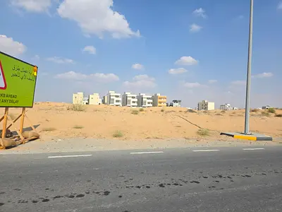 For sale, a residential plot of land in the Emirate of Sharjah, in the Basateen Al Zubair area, Al Rahmaniyah suburb