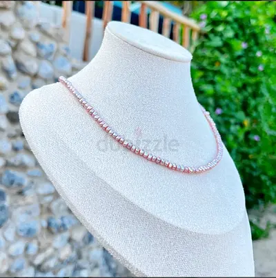 Delicate Light Pink Freshwater Pearl Necklace - 43cm