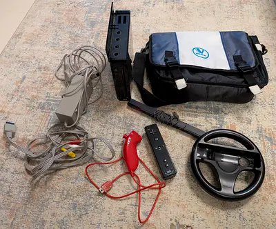Modded Nintendo Wii GameCube support full of games