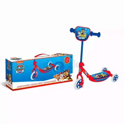 Paw Patrol 3-Wheel Kids Scooter - Red, Good Condition