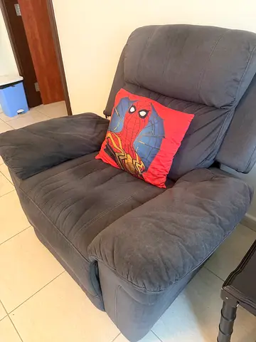 Comfortable single-seater grey recliner/armchair- Urgent Sale.!
