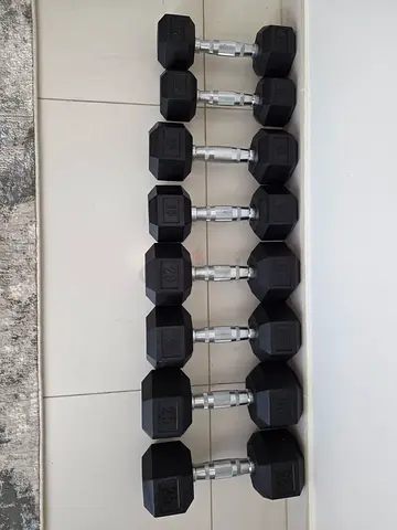 Weider dumbell weight pairs