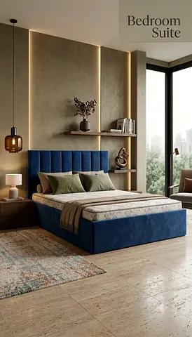stylish queen size bed