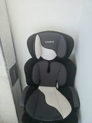 Babyhug convertible car seat / booster in grey - gently used