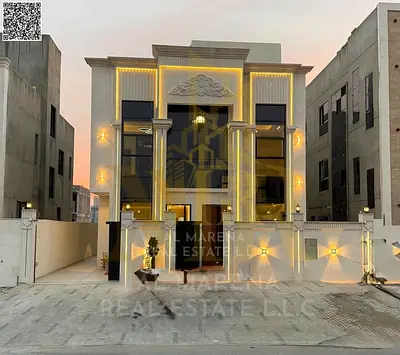 Classic villa in Al Helio, Ajman | Two floors and a roof | 5 master bedrooms, super deluxe finishin