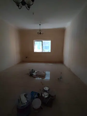 Annual apartment for rent in Al Qasimia Al Mahatta. Two bedrooms, living room, two bathrooms, spaci