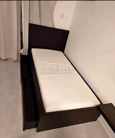 IKEA MALM Single Bed + Mattress