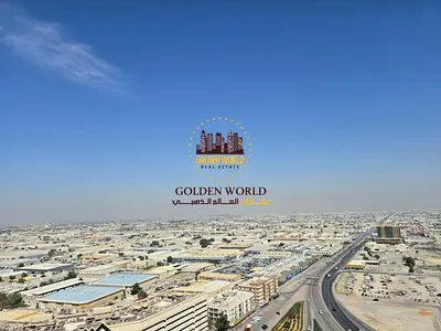 3BR apartment for rent in Al Majaz 2 with balcony, master bedroom, open views, partial sea view, bright interiors, kitchen shutter, and free parking.