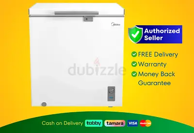 Midea 345L Chest Freezer ● Brand New | 1 Year Warranty | FREE Delivery | SHJ7165