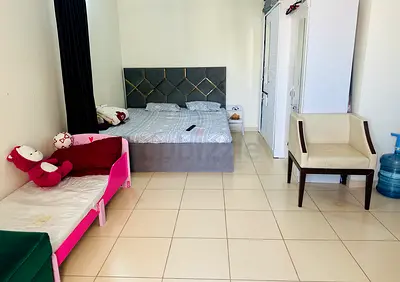 Fully furnished Master bedroom with attached balcony and seperate washroom available from august1