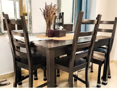 IKEA Extendable Dining Table with 4 Chairs | Seats 4–6 | Excellent Condition