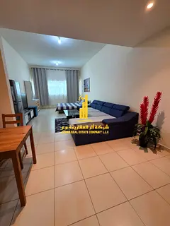 Luxury second occupied studio with separate kitchen and open view, fully furnished ✨ Ajman One Tow