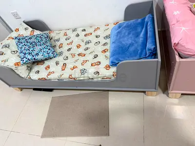 Childrens Beds with Side Rails - Good Condition