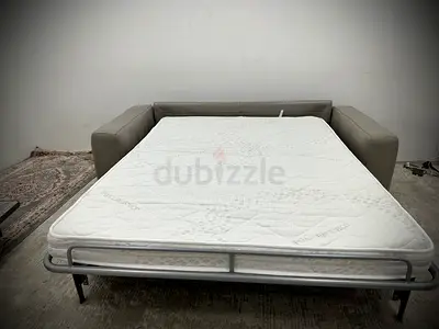 Pure leather Natuzzi sofabed