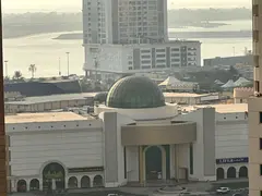 Spacious 2BR + Hall in Al Taawun: open sea view. Family-Friendly Tower, Direct Dubai Exit, CCTV Secu