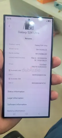Samsung Galaxy S24 Ultra tdra Excellent Condition