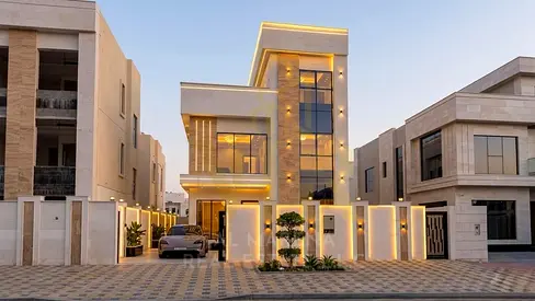 Villa for sale on the main street, ready to move in, with a special discount for cash payments, in one of the most prestigious areas of Ajman. Registr