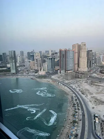 Premium 2BR + Hall + Store in Sharjah: All-Master Layout, Gym & Pool, Second Tenant
