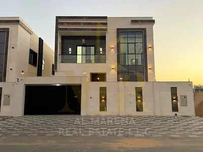 امتلك فيلا فاخرة للبيع في الروضة 3 - عجمان، بسعر شامل للكهرباء والماء والتكييف | 5 غرف نوم رئيسية | 5
