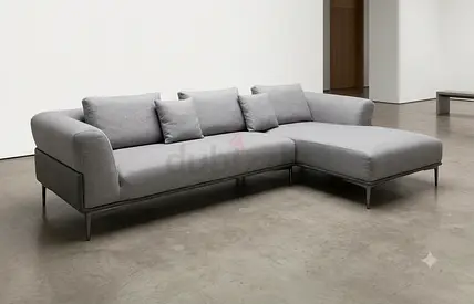 Original Marina home gray color lshape sofa