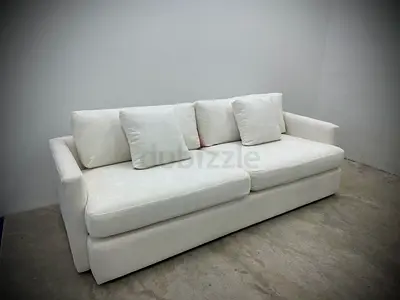 Like new condition cratebarrel three seater sofa