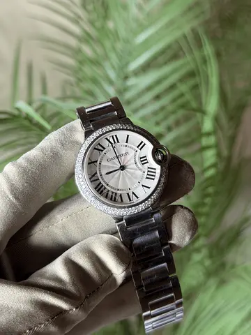 Ballon Bleu Silver Roman Dial 36MM