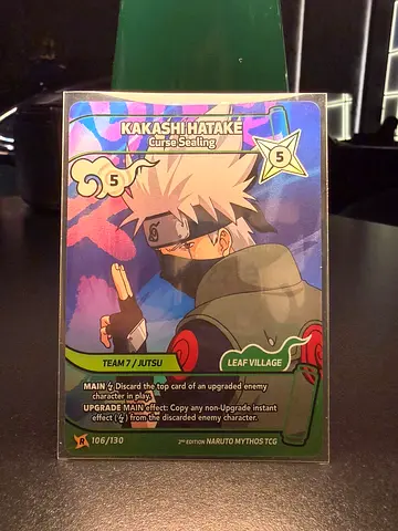 Naruto Mythos TCG 2nd Edition – Kakashi Hatake: Curse Sealing 106/130 Rare Holo