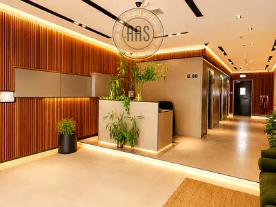 LUXURY MODERN DESIGN 1BHK | RENT 75k | Semi close kitchen & huge balcony | in arjan