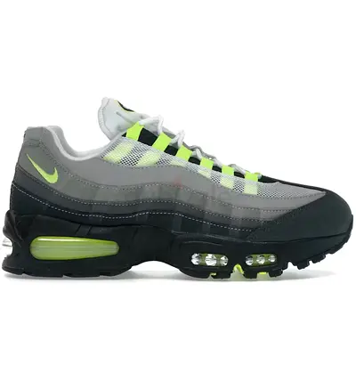 Nike Air Max 95 Big Bubble Black Neon Yellow Cool Grey
