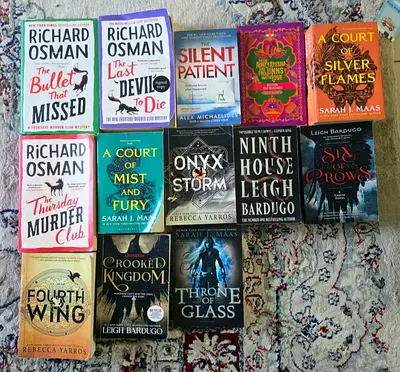 Collection of pre-owned fiction novels (Richard Osman, Leigh Bardugo, etc.)