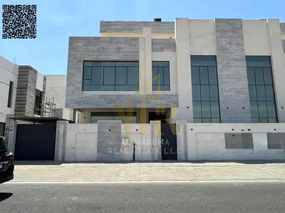 Villa for sale in Al Hooshi, Sharjah | Two floors and a roof | Elevator | 5 master bedrooms ready to live in with electricity, water and air condition