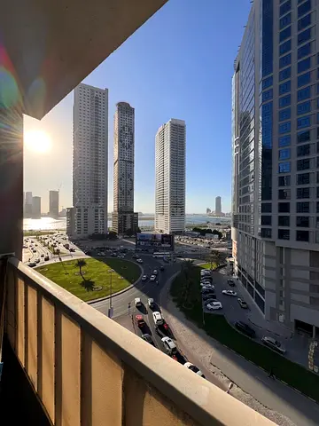 Brand new apartment for rent in Al Taawun, Hameed Tower. .