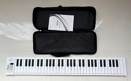 61-Key Portable Electronic Keyboard – Like New – Includes Carry Case