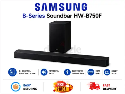 Samsung B-Series Soundbar HW-B750F 2025 Model - Excellent Condition, Free Delivery