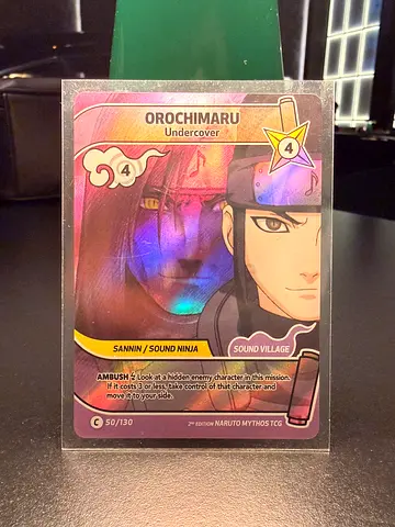 Naruto Mythos TCG 2nd Edition – Orochimaru: Undercover 50/130 Common Holo