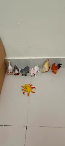 Collection of small animal toy figures