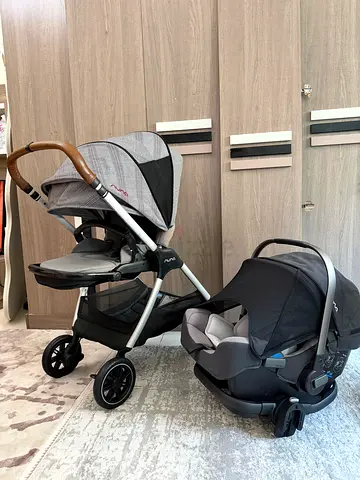 Nuna triv stroller with car seat nuna and adapter