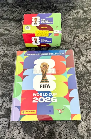 Panini World Cup 26 HARDCOVER Sticker Album + 100 packs sealed box!