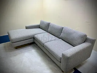 As like new condition west elm lshape sofa