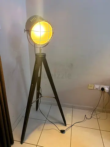 Modern Industrial Tripod Floor Lamp