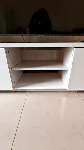 IKEA TV Stand / BESTÅ TV Bench – White – Excellent Condition – AED 300