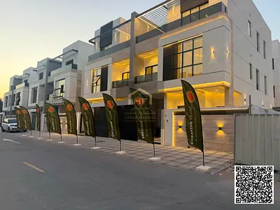 فيلا فاخرة طابقين وروف خلف مستشفى السعودي الألماني وبالقرب من مجمع المدارس ومصعد  بسعر شامل كهرباء ومية ومكيفات تملك حر