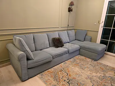 Ikea Gronlid 4 seater L shape sofa with storage