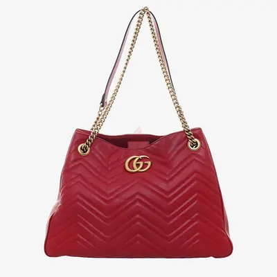 Gucci Medium Marmont Chain Shoulder Bag