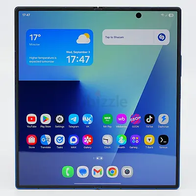 Samsung galaxy z fold 7 physical dual sim TDRA 1TB / 16GB blue colour