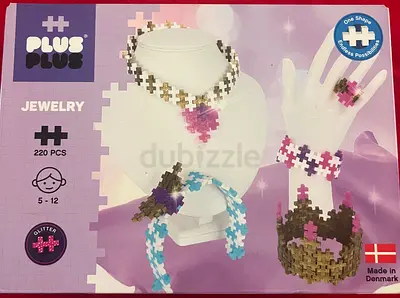 Plus-Plus Jewelry Kit 220pcs - Buildable Beads Accessories (Ages 5-12)